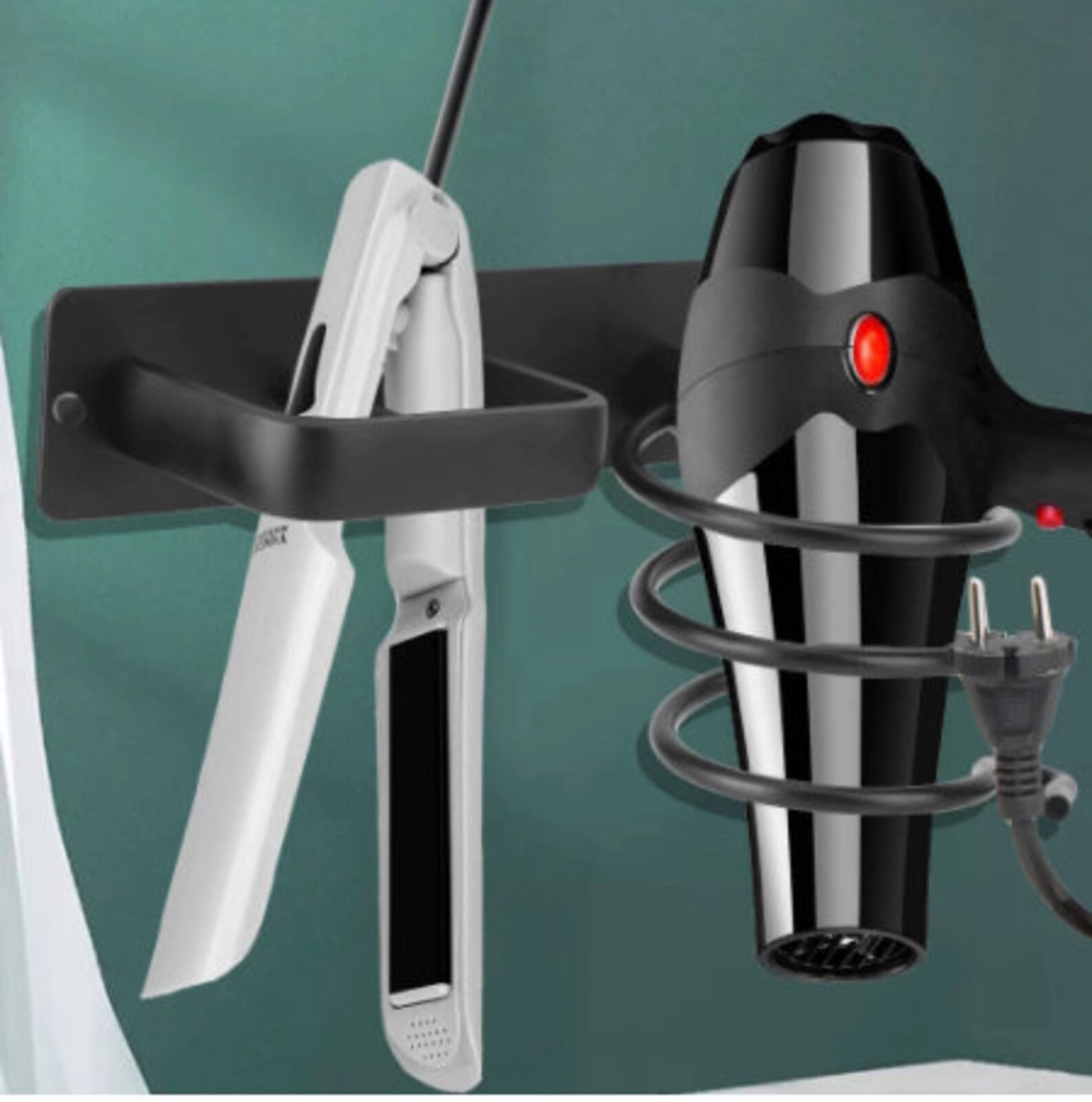 Hair Straightener Holder Storage Rack Bathroom Shelf Storage Etsy