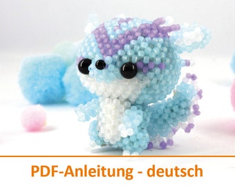 Instructions pour animaux perlés Sky Mouse - Fichier PDF en allemand