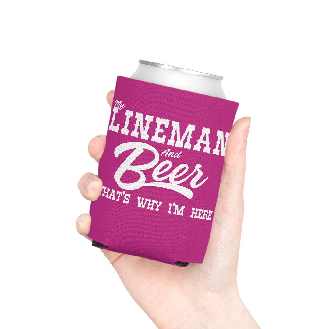 Lineman Wife Linemans Wife Linewife Line Wife Can Cooler Etsy