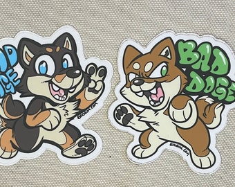 Good/Bad Doge Stickers