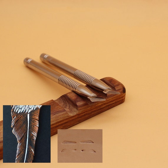 Leather Carving Tools Vegetable Tanned Leather Stainless Steel 