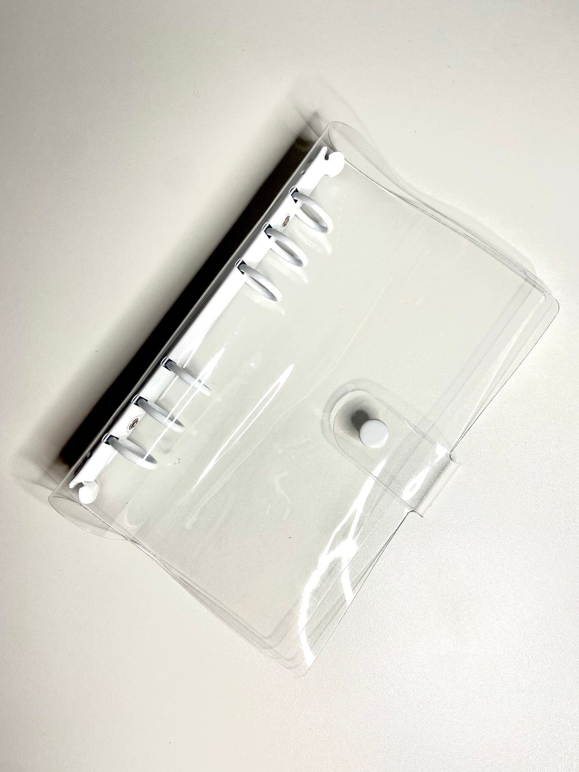 Transparent A6 6 Ring Binder Etsy