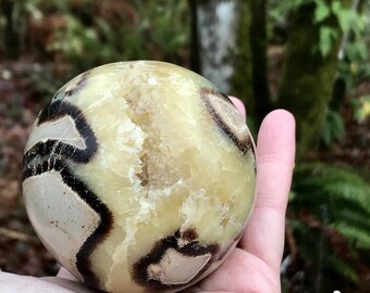 Crystal Sphere Dragon Stone Sacred Space Home Decor Crystal Ball Rare Dragon Stone Sphere Bastite Stone