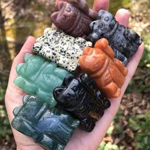 Lucky Cat, Maneki Neko, Fortune Cat, Beckoning Cat Good Luck Crystal Carving