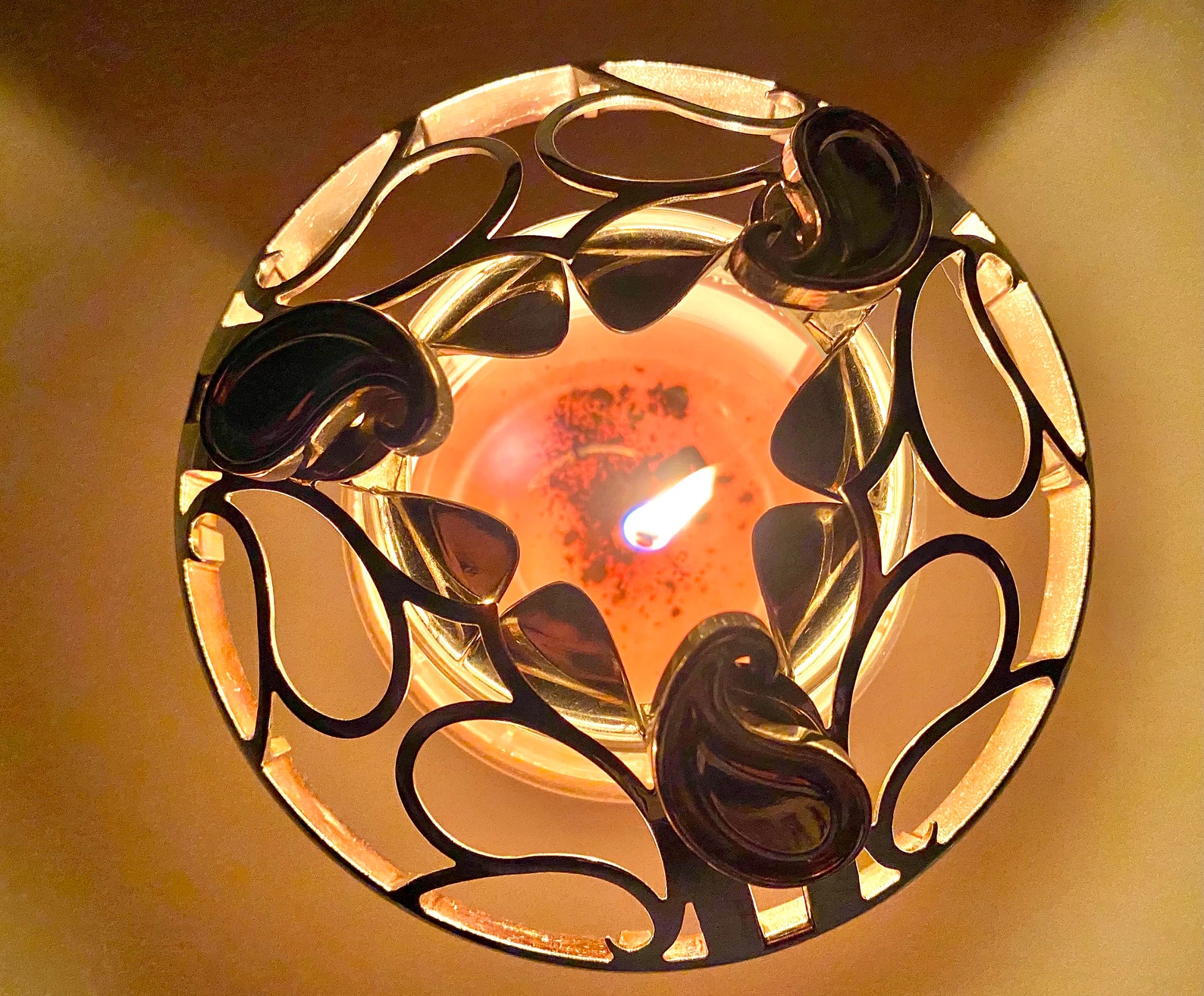 Universal Adjustable Candle Topper Paisley Design Etsy