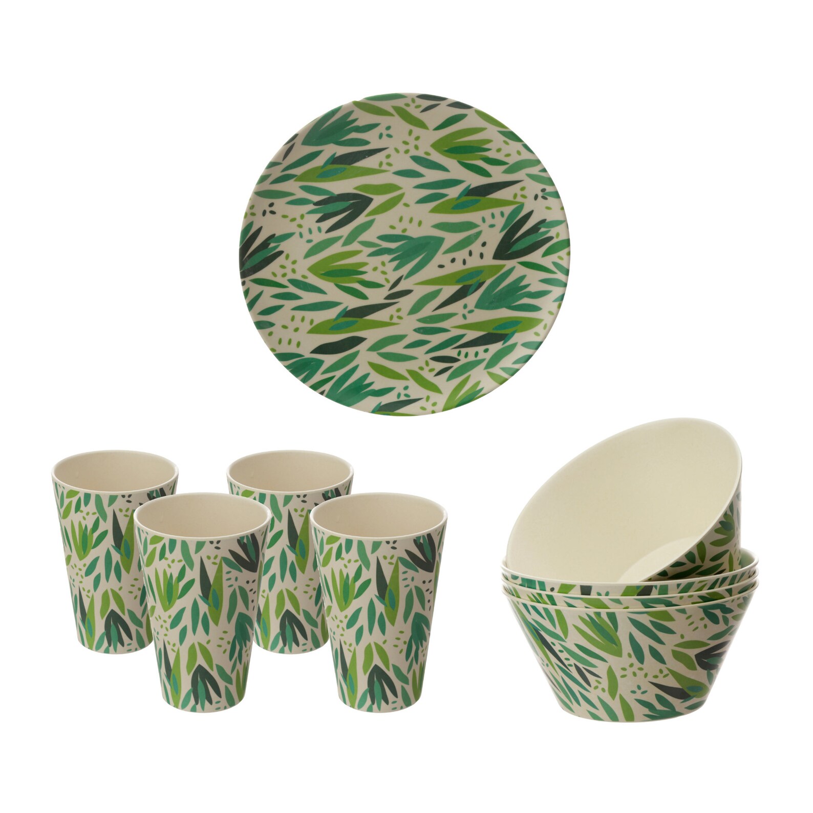 Bamboo Tableware Set Bamboo Picnic Set Picnic Plates Sets Etsy