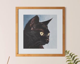 Custom Pet Portrait Oil Painting: Hand-Painted Animal Art Gift