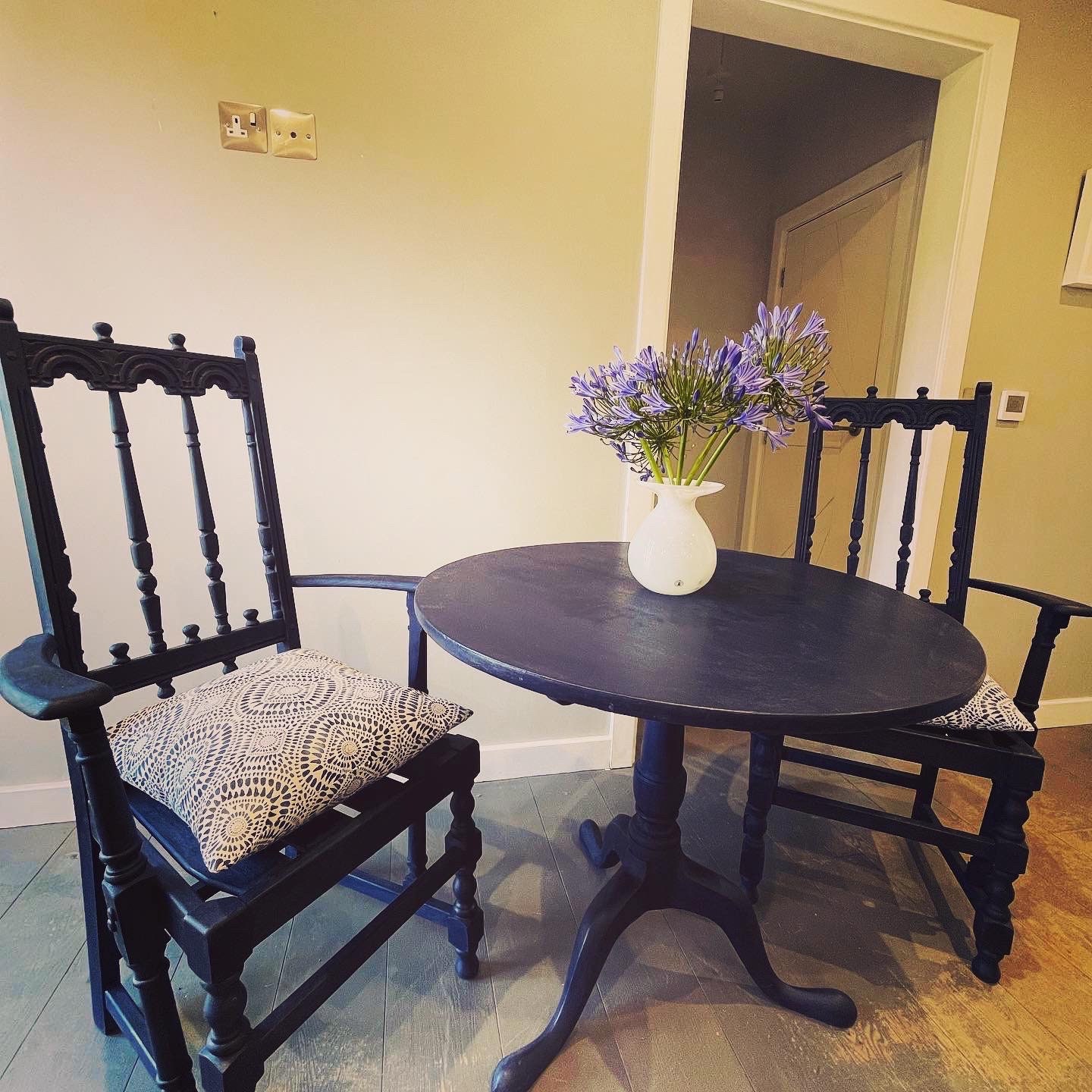 Narrow flip top 2024 folding console table