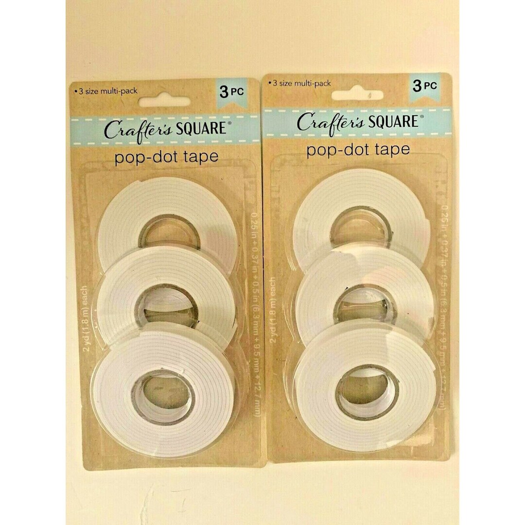 Crafters Square 3 Piece Popdot Tape 2pk Etsy