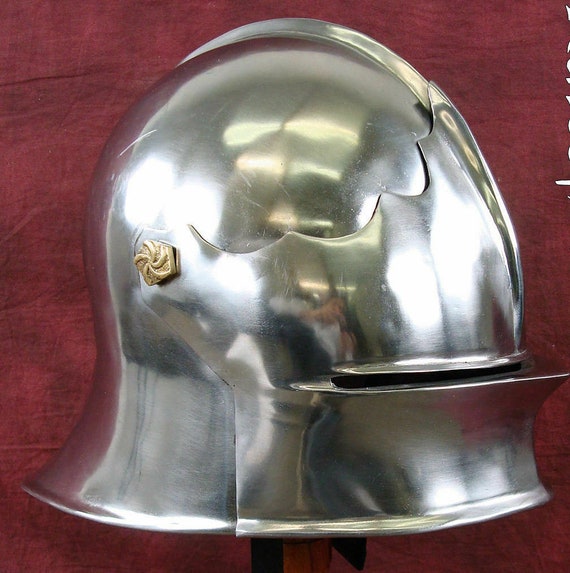 18GA Antique Medieval German Sallet Helmet European Collectible Armor
