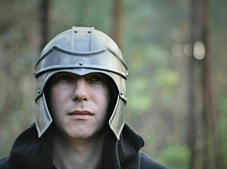 Medieval Larp Armor Cosplay Armor LARP Head Protection Etsy