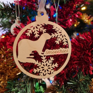 Ferret Christmas Ornament | Christmas Tree Decoration | Ferret Christmas Baubles