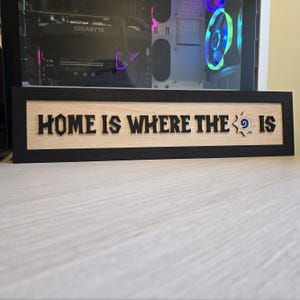 Letrero de Hearthstone de World of Warcraft: Decoración para la sala de juego, Horda/Alianza