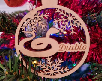 Snake Christmas Ornament | Christmas Tree Decoration | Snake Christmas Baubles