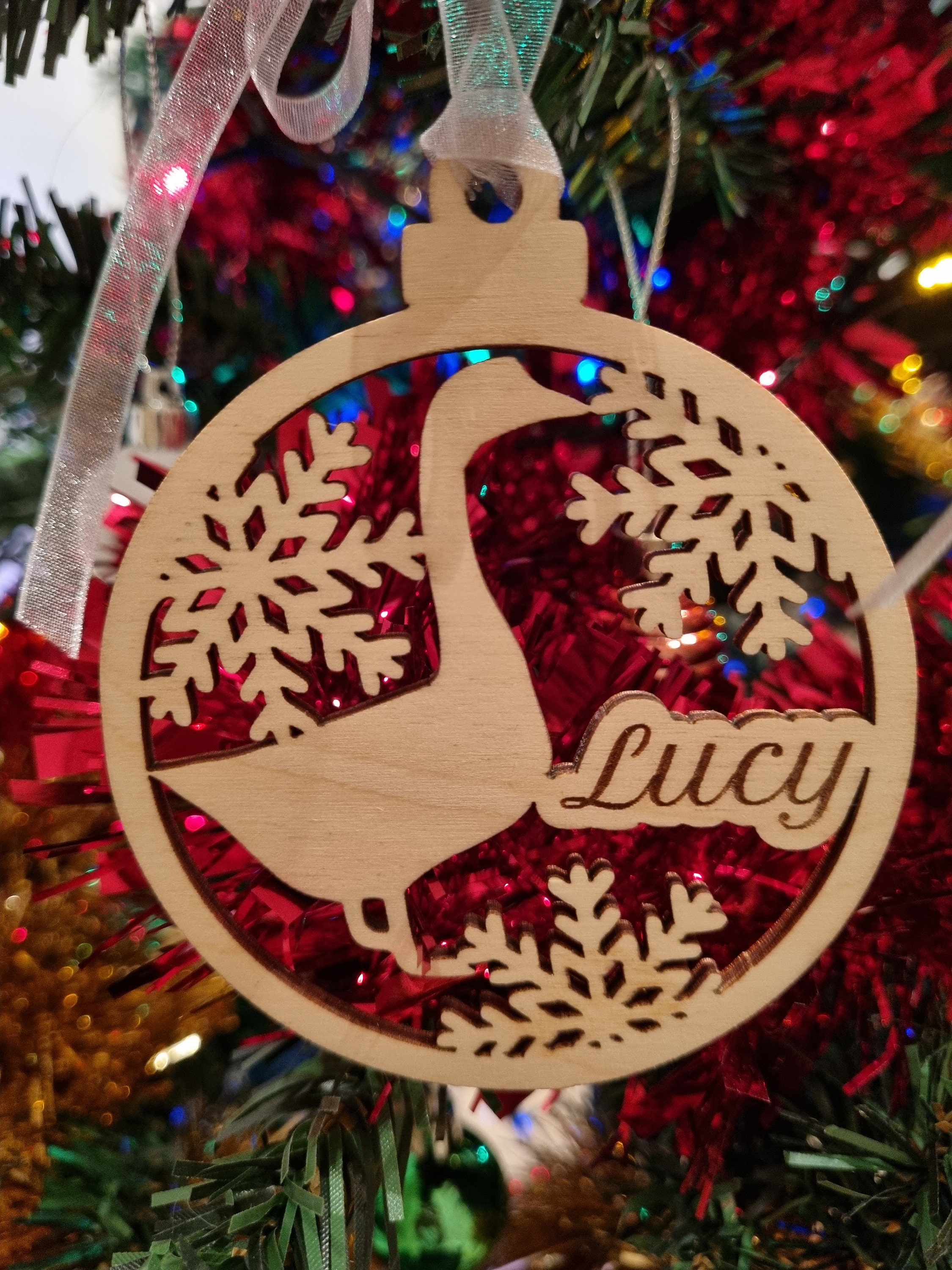 Geese christmas ornaments Clearance