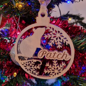 Rat Christmas Ornament | Christmas Tree Decoration | Rat Christmas Baubles