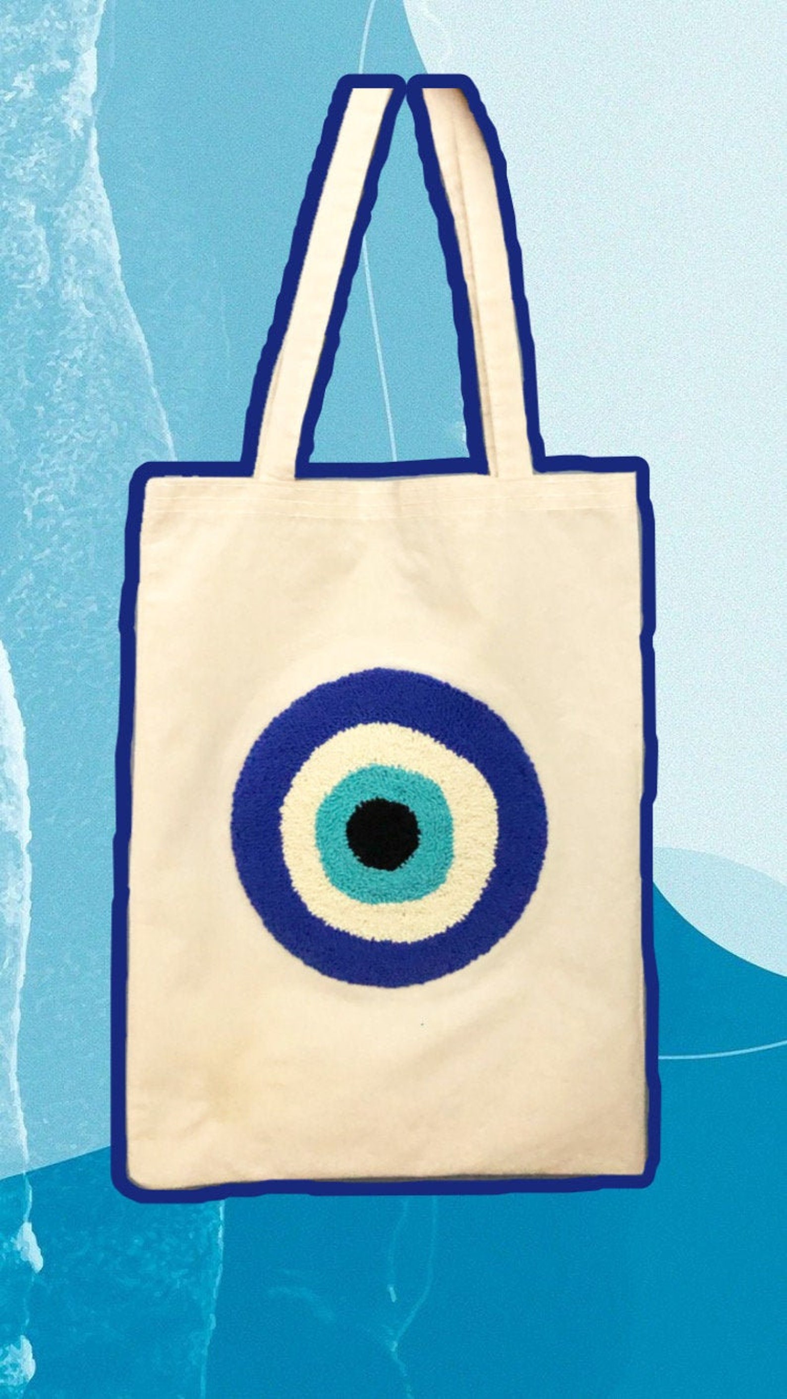 Punch Needle Tote Bag Etsy