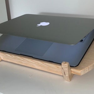 Laptop Stand / Wood stand / Monitor stand / Pine Wood Laptop Stand