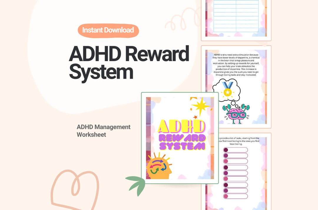 ADHD Worksheet Printable Therapist Aid for ADHD Activity Worksheets