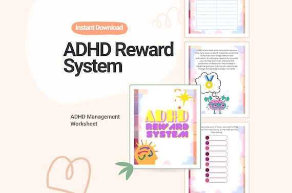 ADHD Worksheet Bundle, Therapy & Counseling Resource (Digital Download)