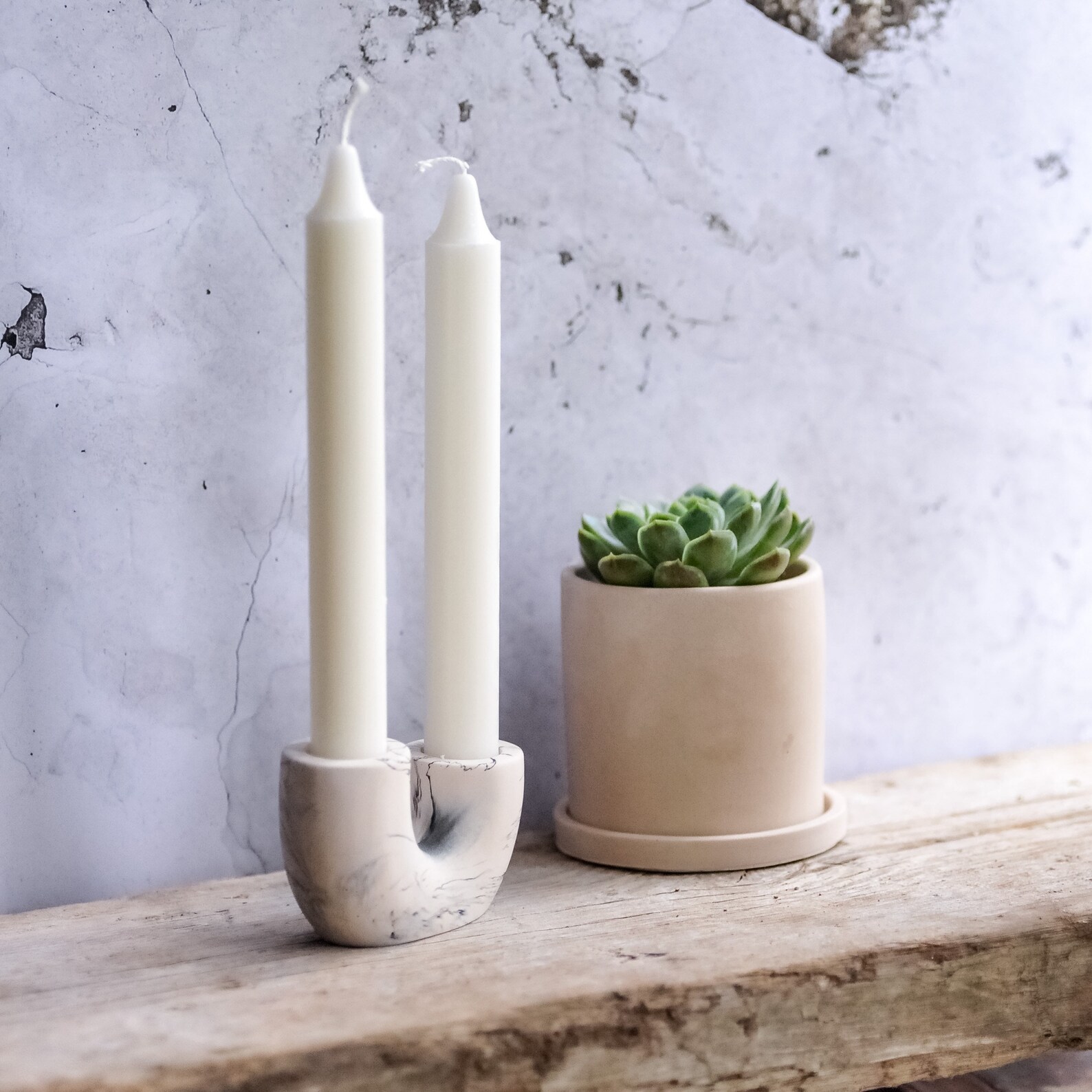 U Shaped Candle Holder Comtenporary Home Decor Ornament Etsy