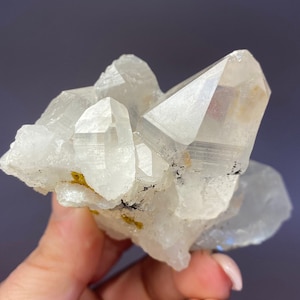 Stunning HIMALAYAN SAMADHI QUARTZ Formation, Natural Himalayan Clear Quartz Cluster, Samadhi Quartz Cluster