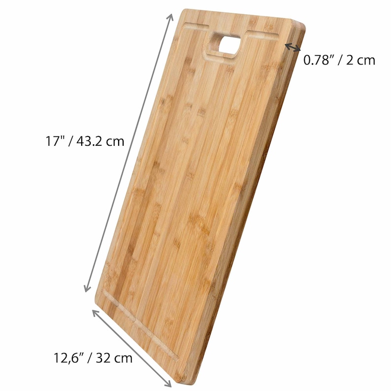 Extra Large Bamboo Cutting Board - Thumbnail 2