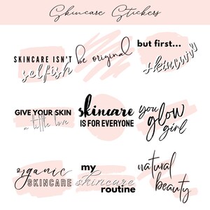 Instagram Story Stickers Esthetician Skincare Stickers | Etsy