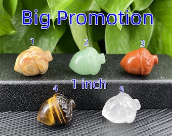 5 Kinds Natural Crystal Pine Nut,Crystal Carving,Reiki Healing,Home Decoration,Crystal Gift