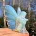 1PC Hand Engraving Opalite Mini Fairy,Quartz Fairy,Crystal Carving,Crystal Fairy,Home Decoration,Reiki Healing,Mineral Samples,Crystal Gifts 