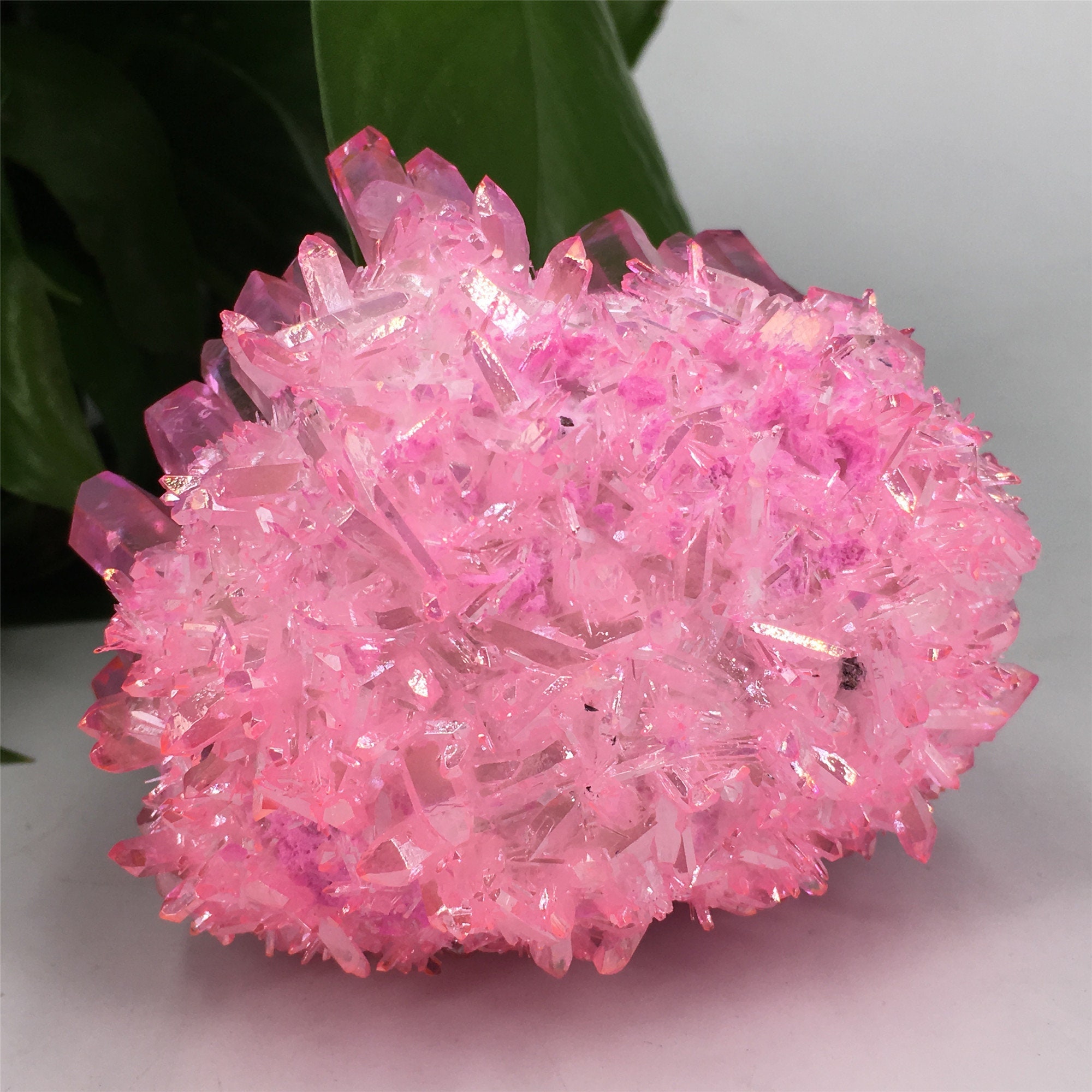 1pc Pink Titanium Quartz ClusterReiki healingQuartz | Etsy