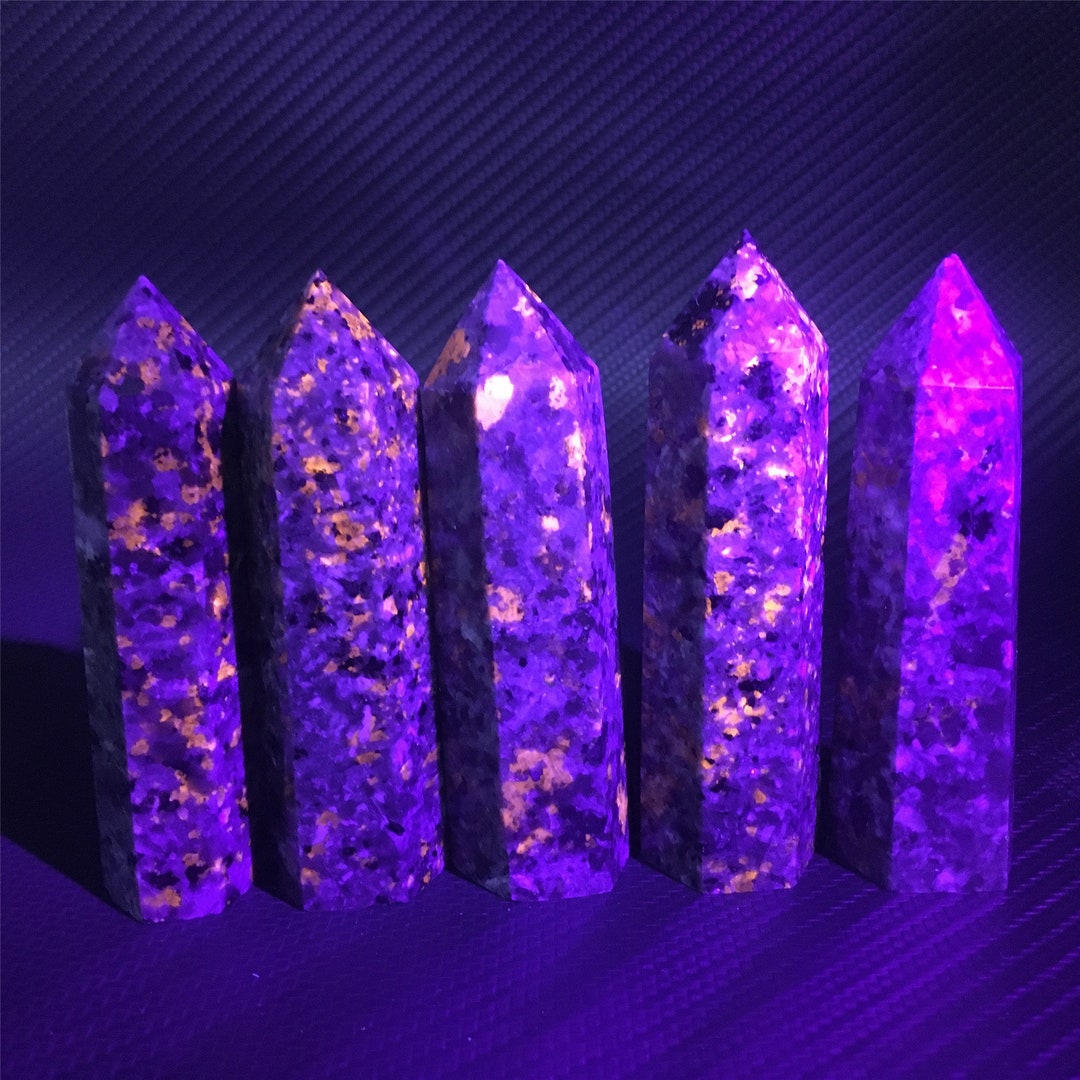 Natural Yooperlite Obelisk,quartz Crystal Obelisk,quartz Crystal Wand Point,mineral Specimen