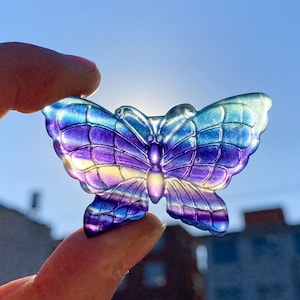 1PC Natural Fluorite Butterfly,Quartz Crystal butterfly,Home Decoration,Crystal Heal,Crystal Gift,Crystal Energy,Crystal Jewelry