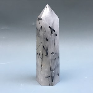 70g+  Natural Tourmaline Quartz Crystal Obelisk,Home Decor,Reiki Healing,Crystal Collectible,Crystal Wand,Crystal Heal,Energy Tower