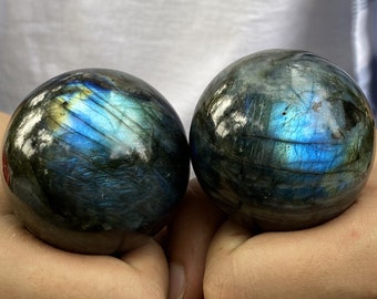 50-60mm Natural Labradorite Ball,Crystal Quartz Sphere,Home Decoration,Crystal Heal,Divination Ball,Crystal Gifts,Crystal energy 1PC