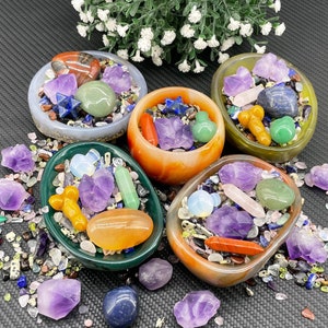 Crystal confetti,Agate Bowl,Crystal Scoop,Crystal Gravel,Crystals Rough Minerals,Crystal energy,Home Decoration,Crystal Heal,Crystal gift