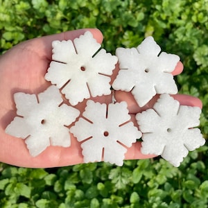 Natural Quartz Snowflake,Quartz Crystal Snowflake,Hand Carved,Home Decoration,Cryatal Gift,Crystal Heal,collection