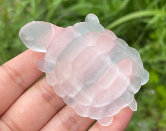 Natural Selenite Turtle,Hand Carved,Home Decoration,Gifts,Reiki Healing,Crystal Heal