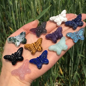 Natural mix crystal Butterfly,Quartz Crystal Butterfly,Home Decoration,Crystal Heal,Crystal Gift,Crystal Energy,Crystal Carved，Hand carving