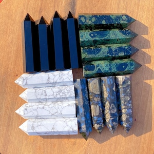 1pc Natural llanite Obelisk,Crystal Tower,Crystal Wand,Crystal Stick Point,Mineral Specimens,Reiki Healing,Home Decoration