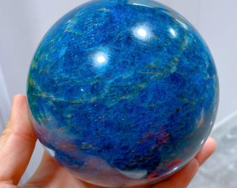 111mm Natural Apatite Sphere,Crystal Sphere,Home Decoration,Divination Ball,Mineral Specimens,Reiki Healing,Divination Ball,Prophecy Ball