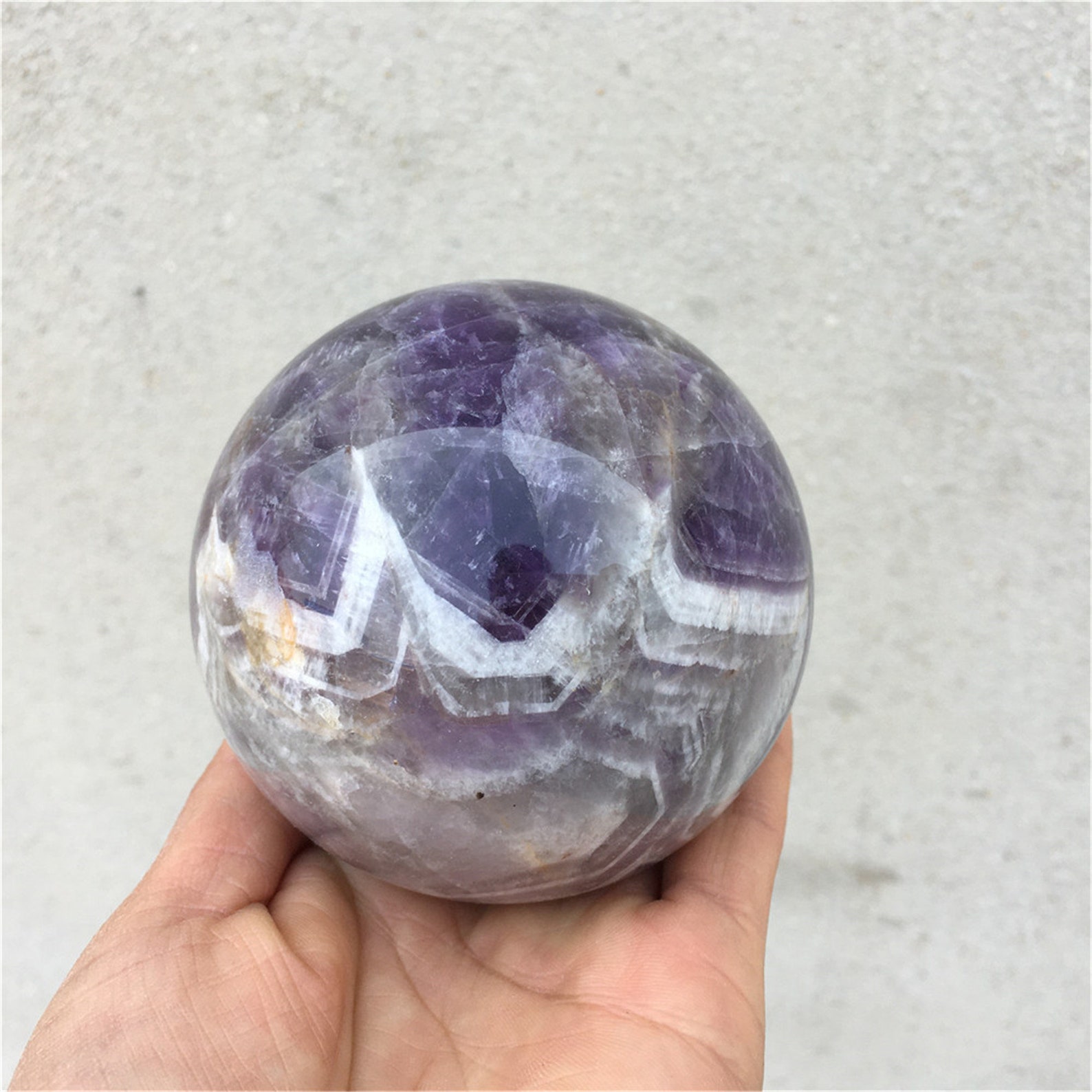 1.62LB Natural Dreamy Purple Quartz Crystal SphereQuartz | Etsy
