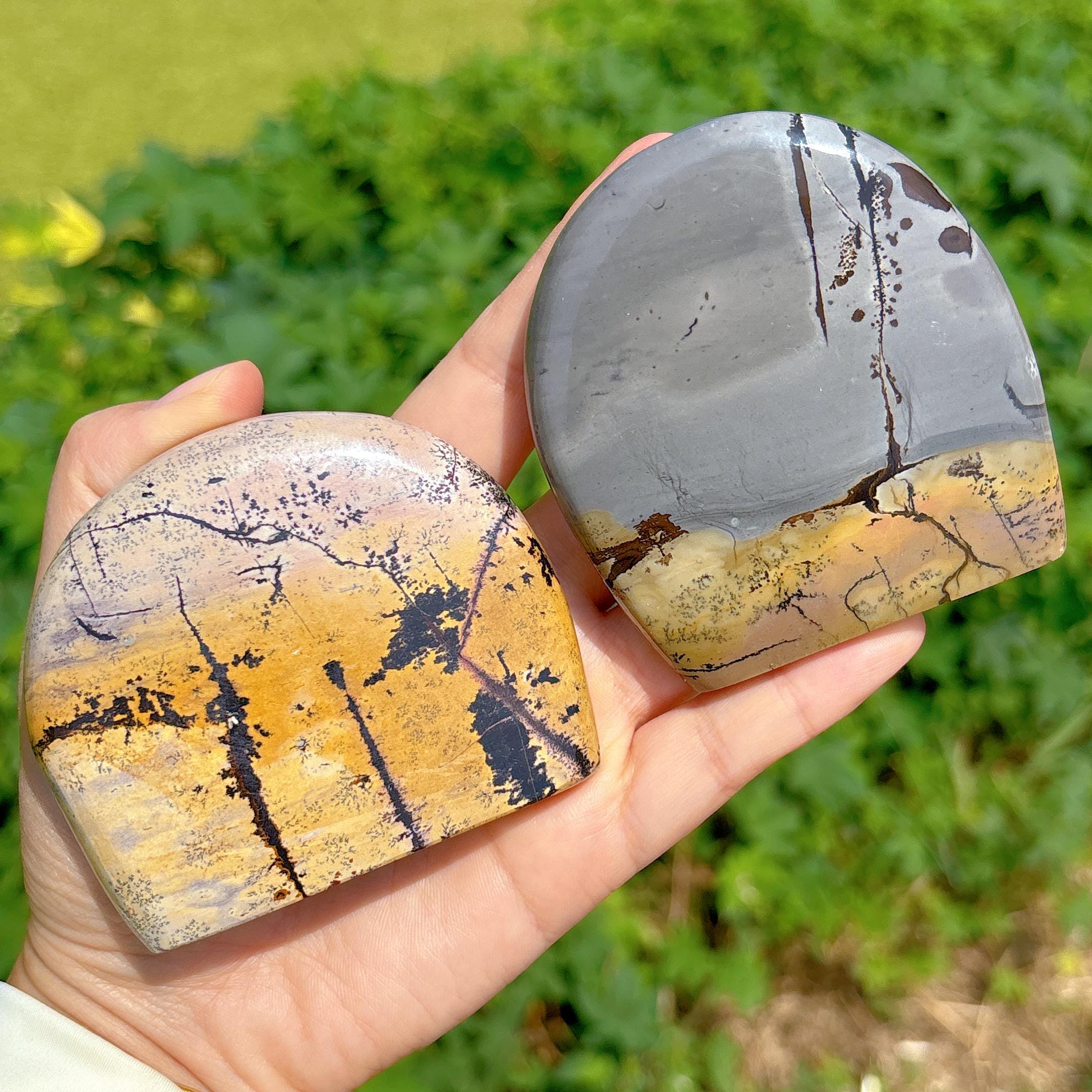 Natural Chinese Painting Stone Decoration,quartz Crystal Decoration ...