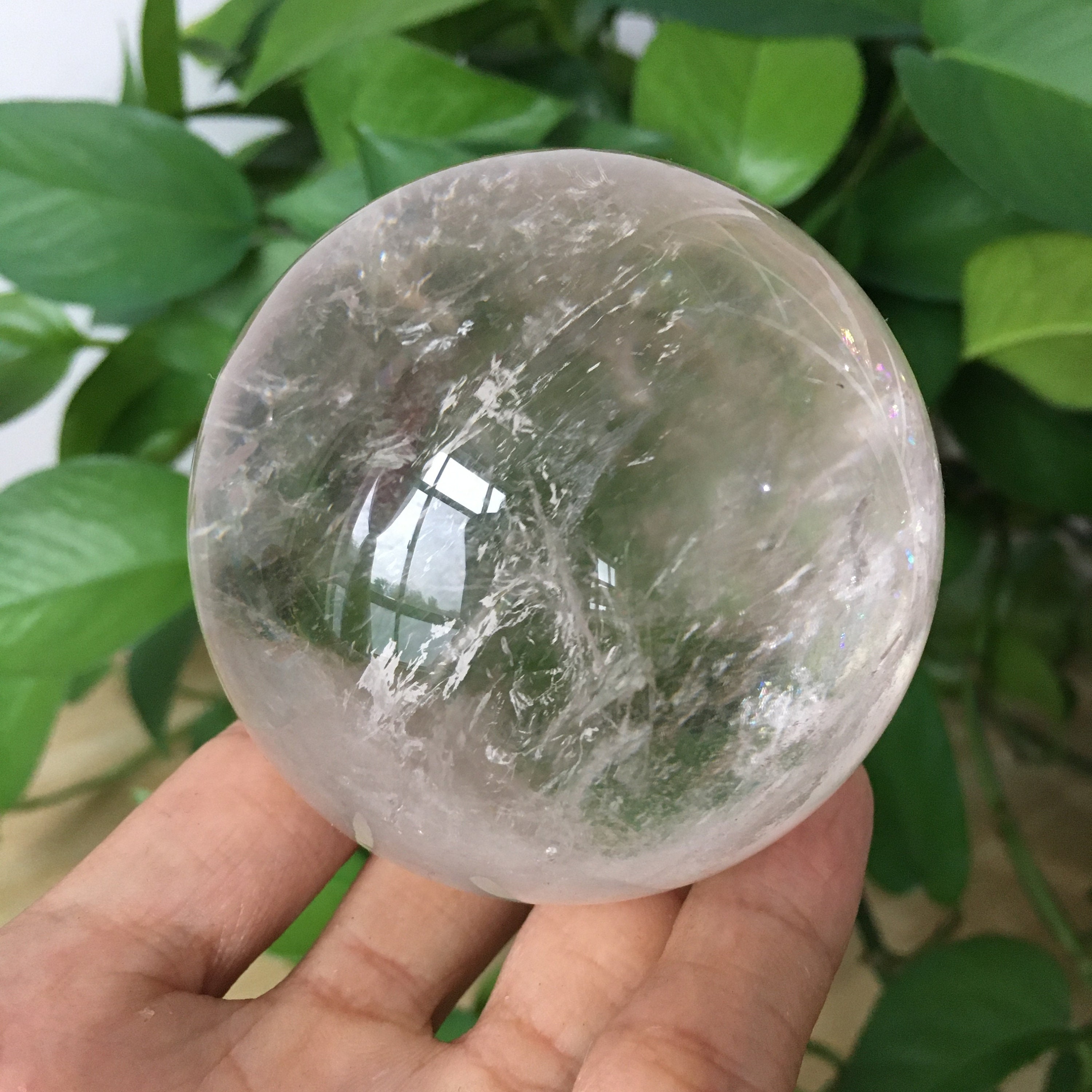 50mm-90mm Natural Clear Quartz Ball,Quartz Crystal sphere,Large Crystal ball,Reiki healing,Gifts,Multiple sizes available,Divination ball