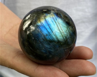 Details about / Natural labradorite quartz sphere spectrolite crystal ball healing 85-90m 1PC