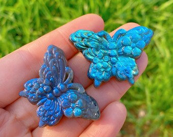 1PC Natural Labradorite Butterfly,Quartz Crystal Butterfly,Home Decoration,Crystal Heal,Crystal Gift,Crystal Energy,Crystal Carved