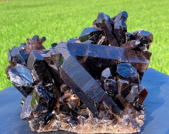 15.8LB Natural Smoky Quartz Cluster,Quartz Crystal Cluster,Energy Crystal,Crystal VUG,Reiki Healing,Mineral Sample,Rock,Decor,Crystal Gift