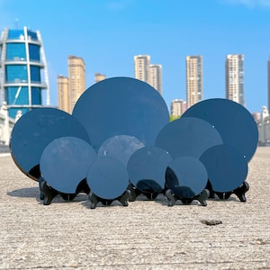 Espelho de Cristal, Hóstia de Obsidiana, Espelho de Obsidiana Negra, Espelho de Cristal, Presentes de Cristal, Cristal de Energia, Decoração para Casa, Presente de Espelho de Obsidiana