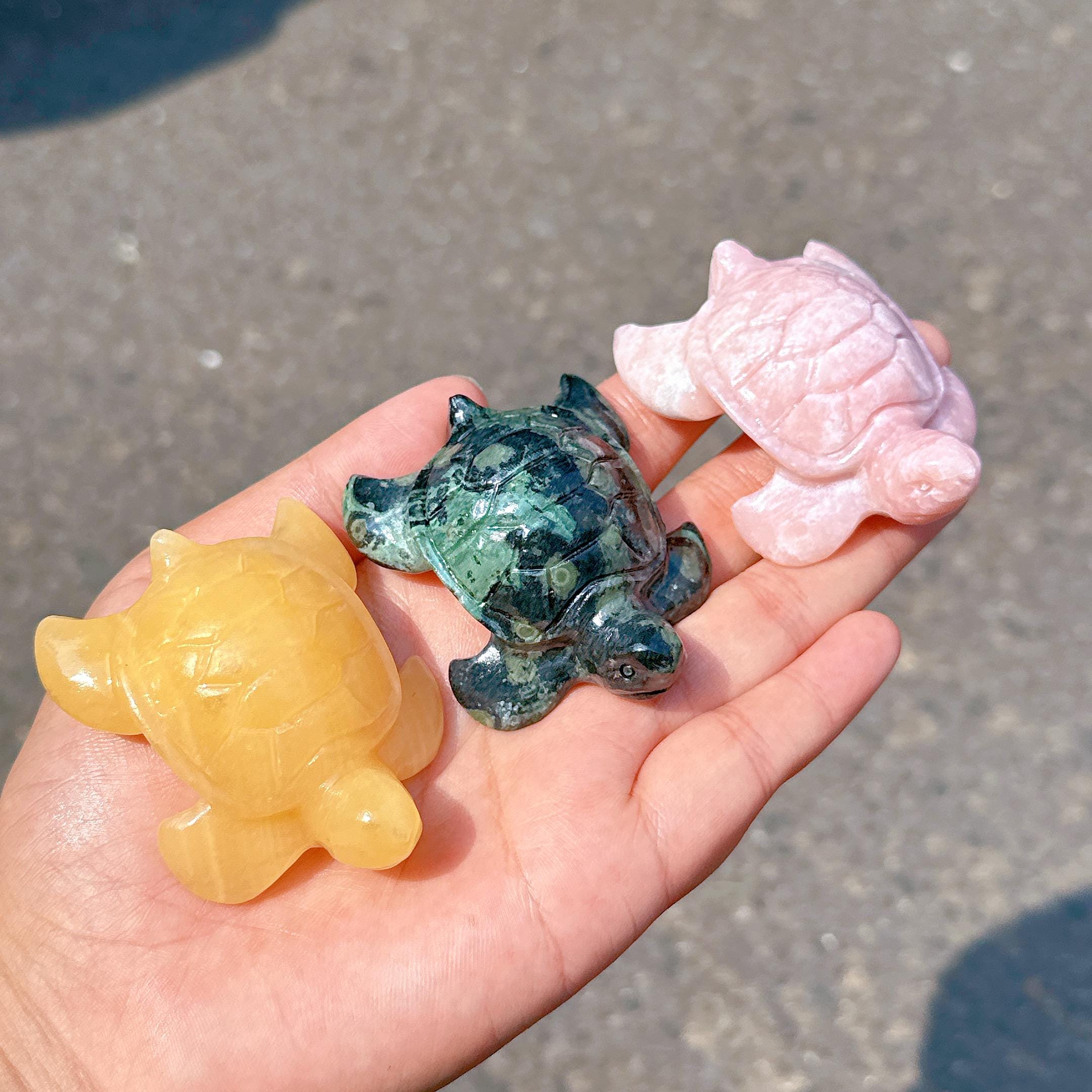 Carved stone turtle - Etsy 日本