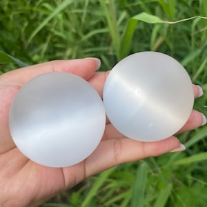 50MM-55MM Natural Selenite Sphere,Quartz crystal sphere,Home decoration,Divination ball,Mineral Specimens,Crystal Healing